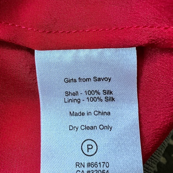 ANTHROPOLOGIE Girls from Savoy 100% Silk, Osaka Tiered Ruffle Party Dress - Picture 7 of 8